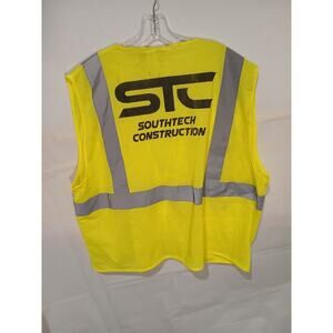 Radians Adults "South Tech Construction" Reflector Safety Vest Good Condition